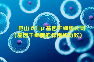 昆山 🐵 基因干细胞公司（基因干细胞的作用和功效）